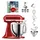KitchenAid Artisan 5KSM185 Empire Rot Beginnerset + Flexirührer + Gemüseschneider