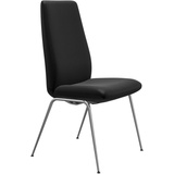 Stressless® Polsterstuhl Laurel, High Back, Größe L, mit Beinen aus Stahl in Chrom glänzend schwarz