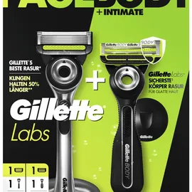 Gillette Labs Rasierer Face & Body Duo Pack