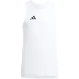 adidas Jungen Lauftop J Team Singlet Kids Shirt, white/black