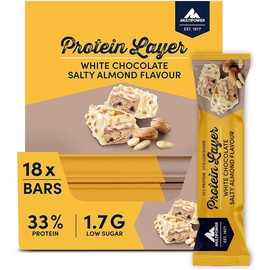 Multipower Protein Layer White Chocolate Salty Almond Riegel 18 x 50 g
