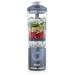 SharkNinja Ninja BC251EUNV, Tragbarer Mixer, 0,57 l, Eis-Crusher, Blau, Transparent