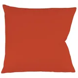 FLEURESSE Kissenbezug Colour Satin 80 x 80 cm Rot