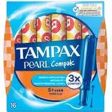 Tampax Compak Pearl Super Plus Tampons, 16-Stücke