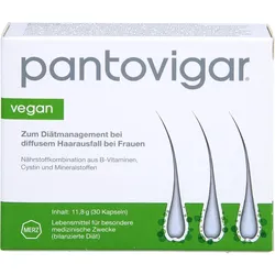 Anhalt PANTOVIGAR VEGAN Kapseln für Haarausfall 30 St Damen 