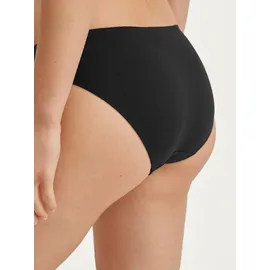CALIDA Damen, Slip Essential Cotton, Regular Cut, Jersey, einfarbig schwarz, M (44/46)