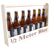 KF-Holz 1/2 Meter Bierträger, Flaschenträger, Männerhandtasche, Bierkasten