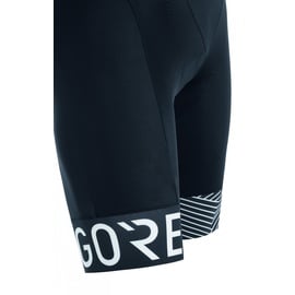 Gore Wear Herren C5 Opti Trägerhose+ Kurze, Black/White, S EU