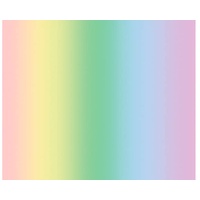 Transparentpapier "Regenbogen Pastell", 50 x 61 cm