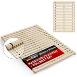Rollrost Lattenrost inkl. Auflagerrahmen 200x200 cm Rolllattenrost Palettenbett, TUGA-Holztech 200 cm x 200 cm