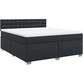 vidaXL Boxspringbett 180 x 200 cm Schwarz