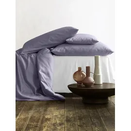 IRISETTE Paris 8000 Mako-Satin Lila 155 x 220 cm + 2 x 80 x 80 cm
