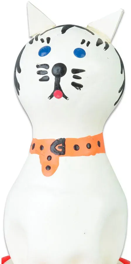 CONDOMERIE - HANDBEMALTE NEUHEITSKONDOME KATZE WEISS
