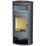 THERMIA Kaminofen »Magdeburg«, grau, Stahl, 7 kW