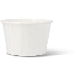 BIOZOYG 5000 Stück Mini-Schalen 60ml weiß, Probierbecher, Einwegschälchen Dipschalen Papier für Dips, Saucen, Fingerfood, umweltfreundlich, robust