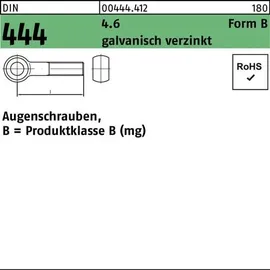 F. REYHER Nchfg. GmbH & Co. KG Augenschraube DIN 444 Form B M12 x 160 10 Stück
