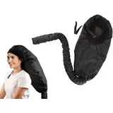 Kellegour Trockenhauben für Haare Bonnet Attachment für Haartrockner,Motorhauben-Haartrockneraufsatz,Bonnet Hood für Haartrockner,Trocknen Sie Ihr Haar Schnell,Geschädigtes Haar Verbessern,Schwarz