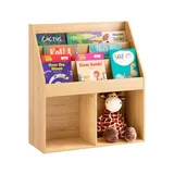 SoBuy Kinderregal KMB01 3 Ablagefächer MDF beige