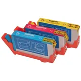 ABC-Design Kompatibles Farbset 3x Druckerpatrone für HP 912XL Officejet Pro von ABC