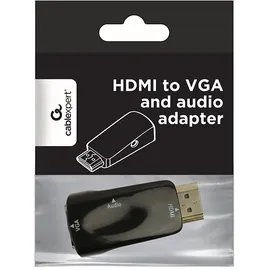 Gembird A-HDMI-VGA-02 HDMI VGA (D-Sub) Schwarz