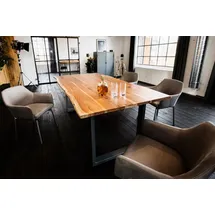 KAWOLA LORE 90 x 78 x 180 cm braun/silber