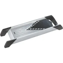 Gemüsehobel GEFU "VIOLINO", silber (silberfarben, schwarz), Edelstahl, Kunststoff, Küchenreiben