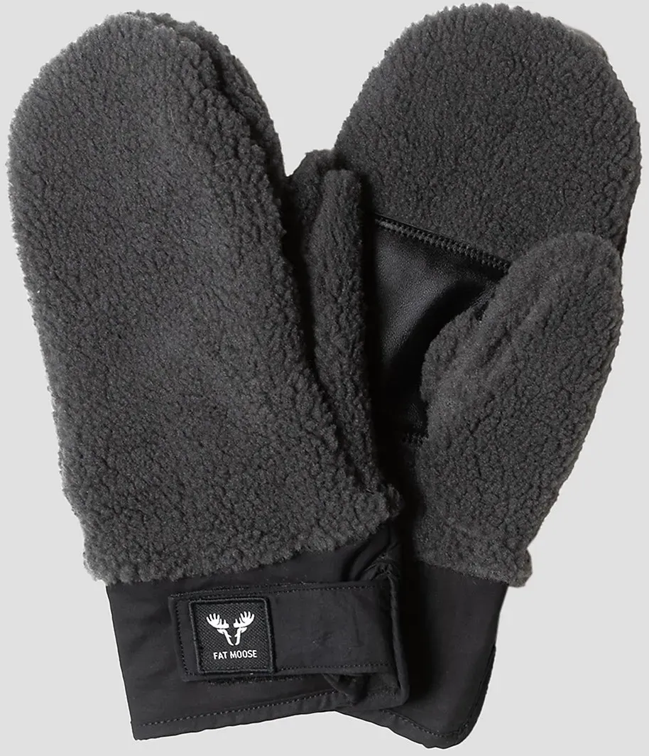 Fat Moose Pile Fäustlinge dark grey Gr. SM