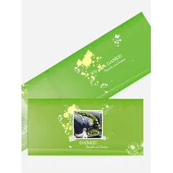 Dankeskarten Hochzeit selbst gestalten mit Spruch und Fotos im Onlinedesigner bei Meine-Kartenmanufaktur.de