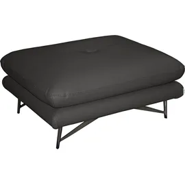 Calia Italia Hocker Cezanne Leder 90 x 42 x 70 cm Grau