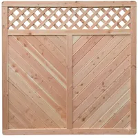 Jorkisch Sichtschutzelement 180 x 180 cm Holz/Natur