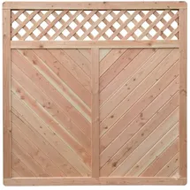 Jorkisch Sichtschutzelement 180 x 180 cm Holz/Natur