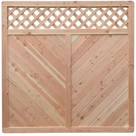 Jorkisch Sichtschutzelement 180 x 180 cm Holz/Natur