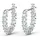 Swarovski Creolen Matrix silber 5562126