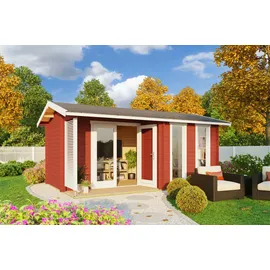 Lasita Maja Riverside Gartenhaus 5 x 3,2 m Rot