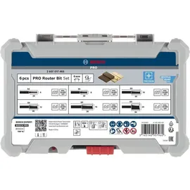 Bosch Nutfräser-Set 6-teilig 6-mm-Schaft
