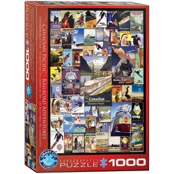 EUROGRAPHICS Puzzle EuroGraphics 6000-0648 Eisenbahnabenteuer Puzzle, 1000 Puzzleteile bunt