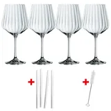 Nachtmann Tastes Good Vorteilsset Longdrink Gläser-Set inkl. Trinkhalme, 8-tlg. (103143)