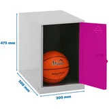 Simonrack Moderner Grau-rosa Schrank