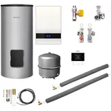 Buderus Gas-Brennwert Logaplus-Paket W50 Gas-Brennwertgerät, weiß