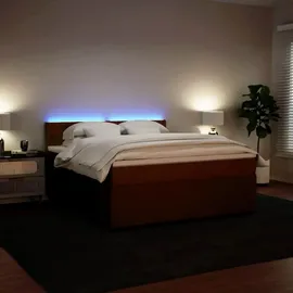 vidaXL Boxspringbett 180 x 200 cm Rosa