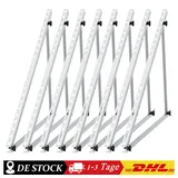 GLIESE Solarmodul-Halterung Balkonkraftwerk Halterung bis 118cm Solarmodul Flachdach, (bis 45 Zoll, 8-tlg., 4-teiliges Set) 114 cm