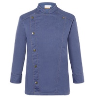 Karlowsky Fashion Gastro Herrenkochjacke Jeans-Style, vintage blue, Größe: 64