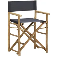 vidaXL Regiestuhl 45 x 60 x 88 cm dunkelgrau klappbar