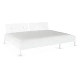 Rauch »Familienbett XXL Familiengröße Ehebett Doppelbett Co-Sleeping Mare, Bett Mehrpersonenbett, Liegefläche 270x200 cm für gemeinsames Schlafen mit der Familie, Farbe weiß
