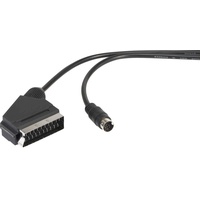 SpeaKa Professional DIN-Anschluss / SCART AV Anschlusskabel [1x Mini-DIN-Stecker