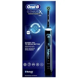 Oral-B Genius X - Zahnbürste - Mitternachtschwarz