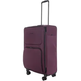 Stratic Bendigo Light Plus 4-Rollen Trolley 72 cm Laptopfach aubergine