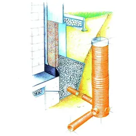 ACO Vollsickerrohr 2,5 m DN 100 Orange