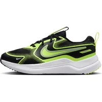 Nike Cosmic Runner ältere Kinder Laufschuh, Black/Wolf Grey-Volt, 37.5