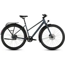 Cube Editor Pro FE 2026 28 Zoll RH 50 cm Damen mineralblue 'n' chrome